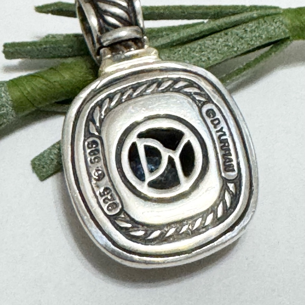 David Yurman .925 14K Gold Albion Enhancer Pendant - Picture 6 of 7